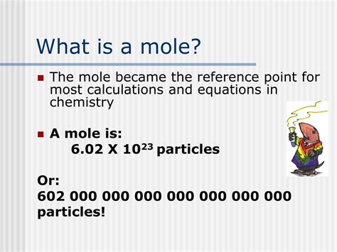 mole definition chemistry a level